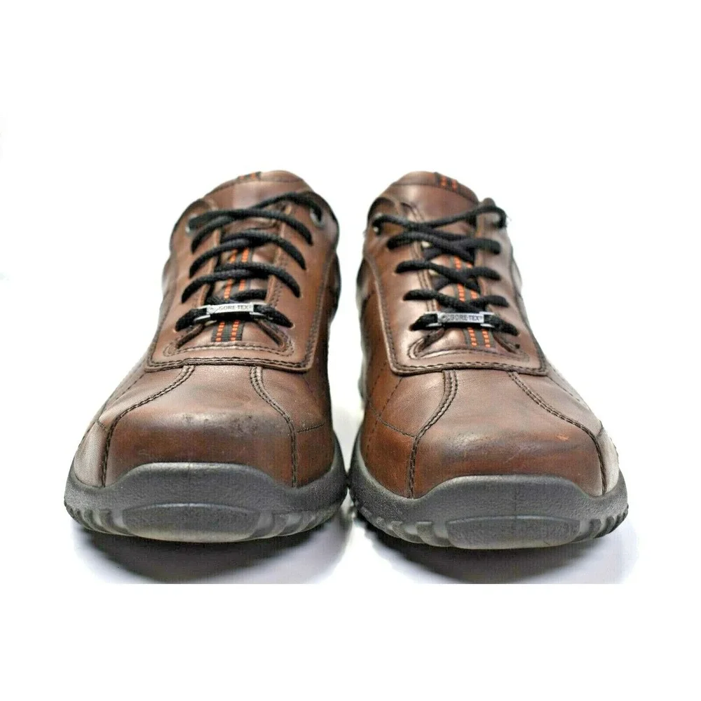 Hotter Thor Men's Brown Gore-Tex Casual Comfort Leather‎ Shoes Size US 12